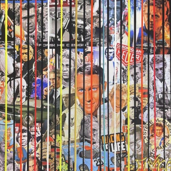 Racing is life Steve McQueen - Art de Claire Galerie