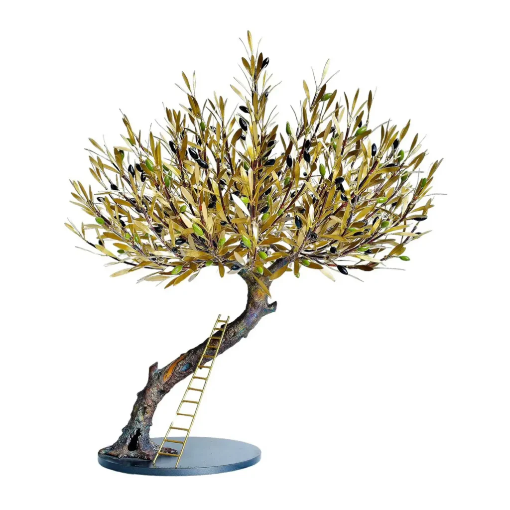 Olive Tree with Ladder