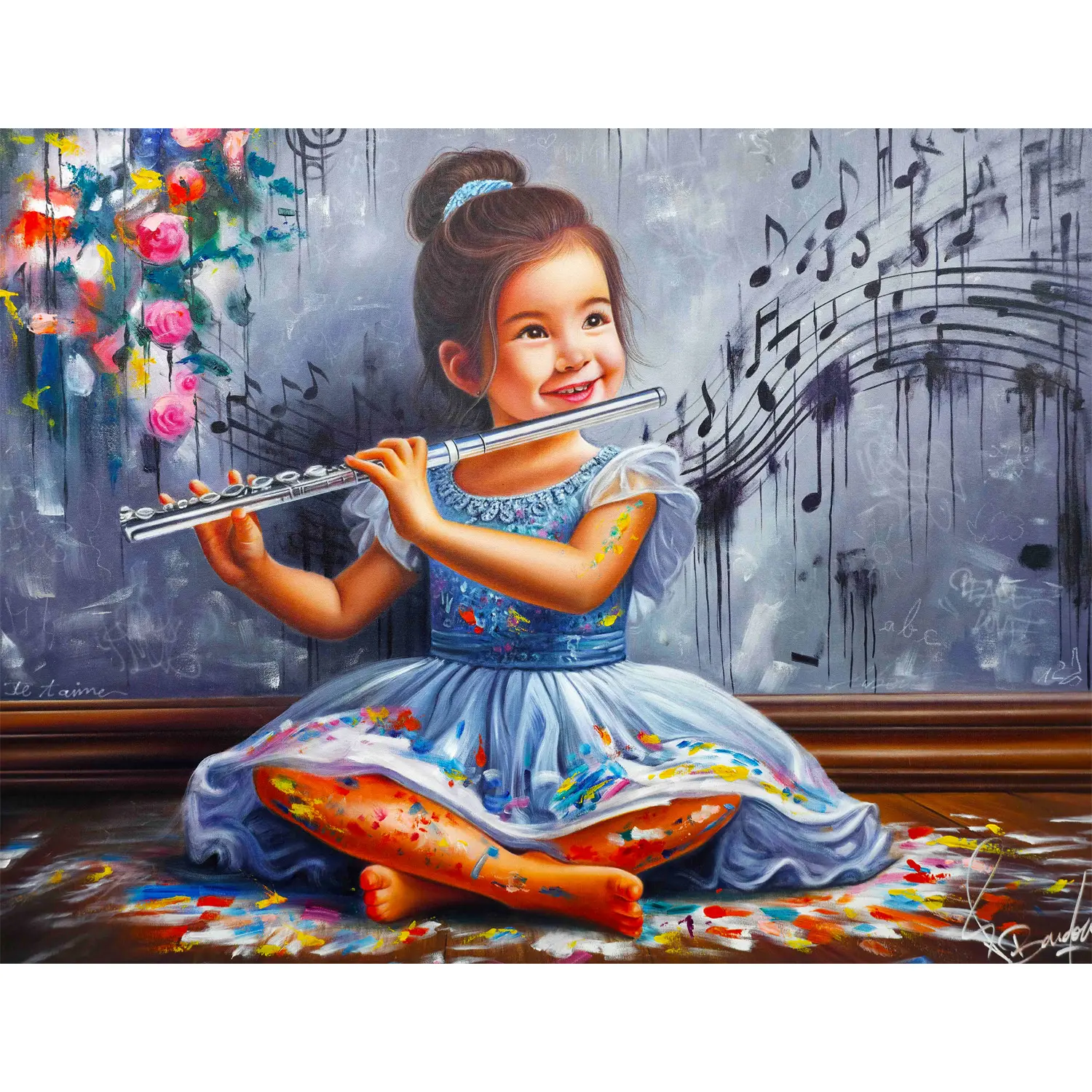 La Petite Fille et sa Flûte traversière