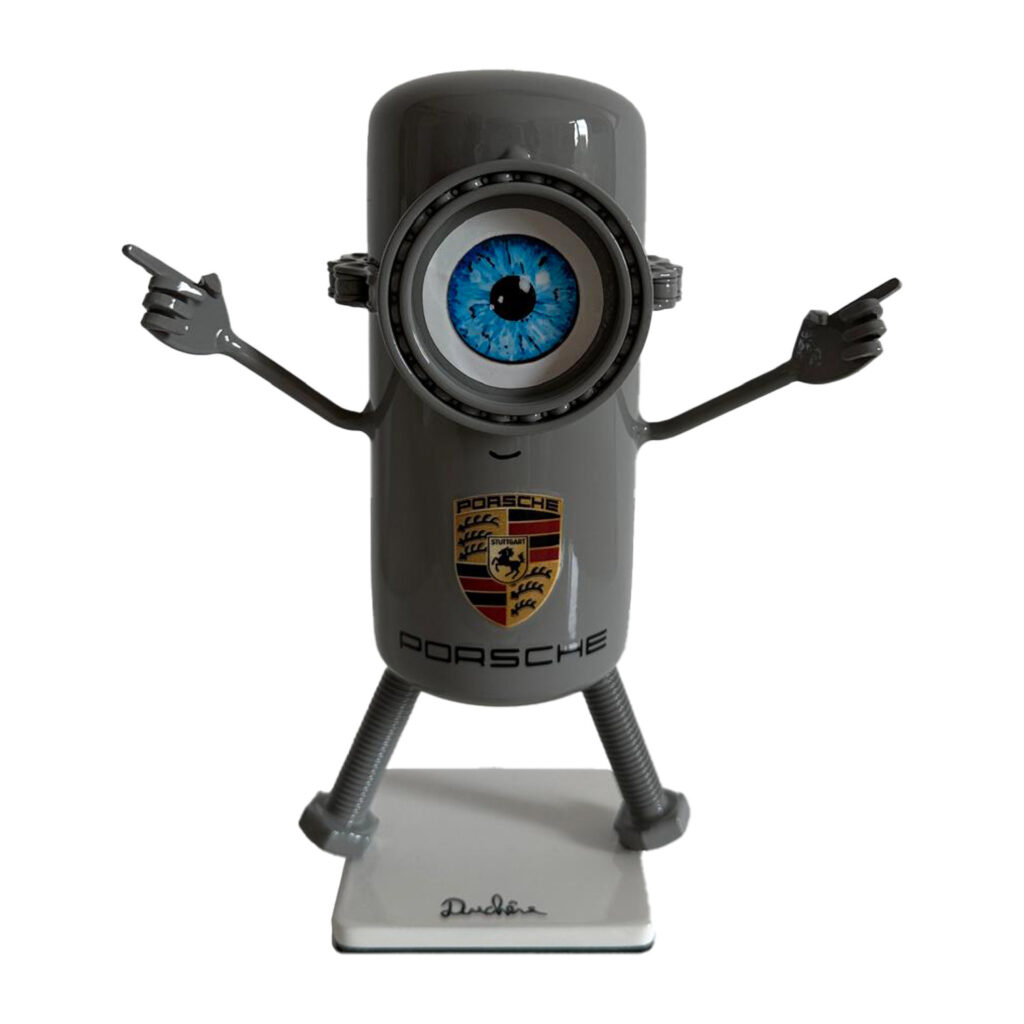 Minion Porsche gris